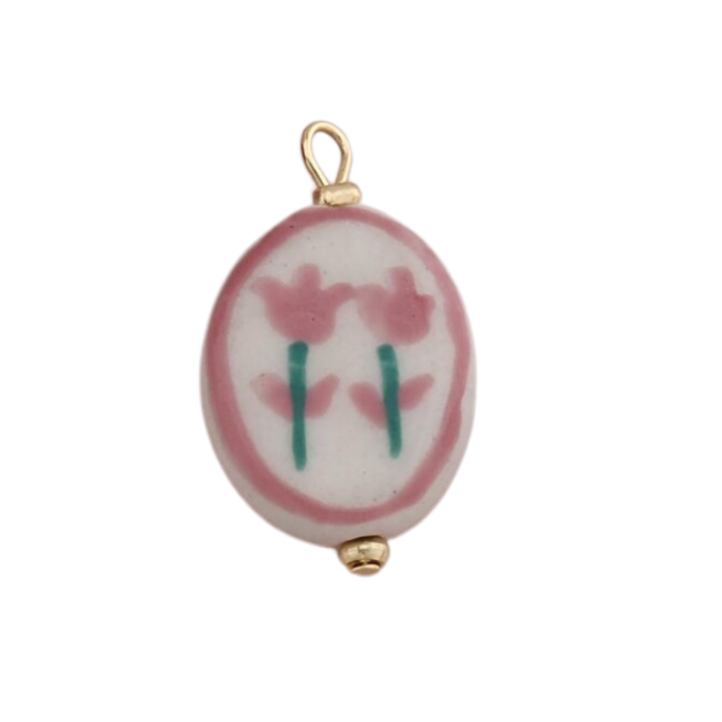 Pink Flowers Ceramic