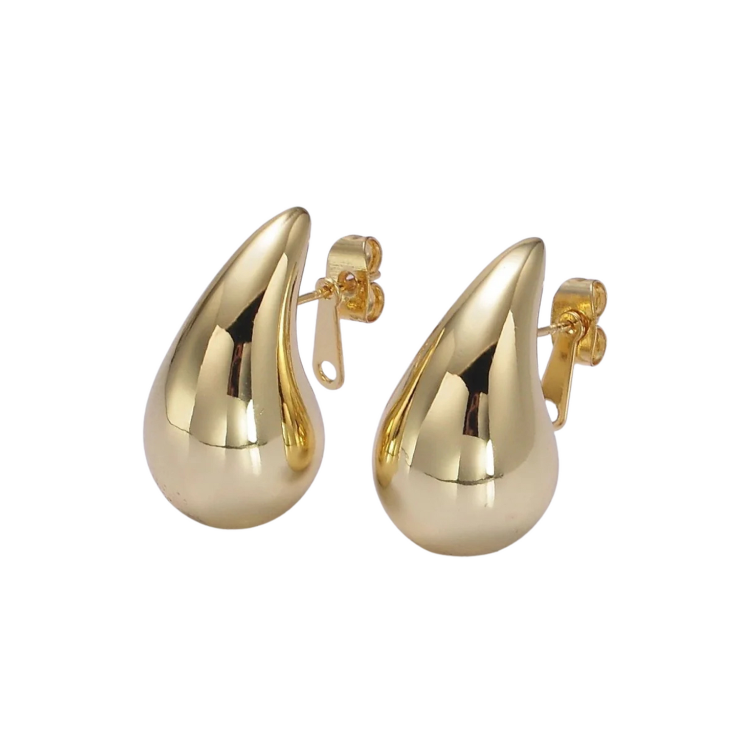 Teardrop Stud Earrings
