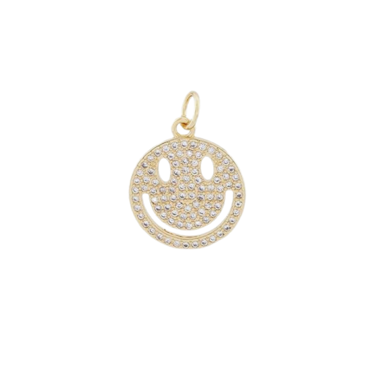 Rhinestone Happy Face