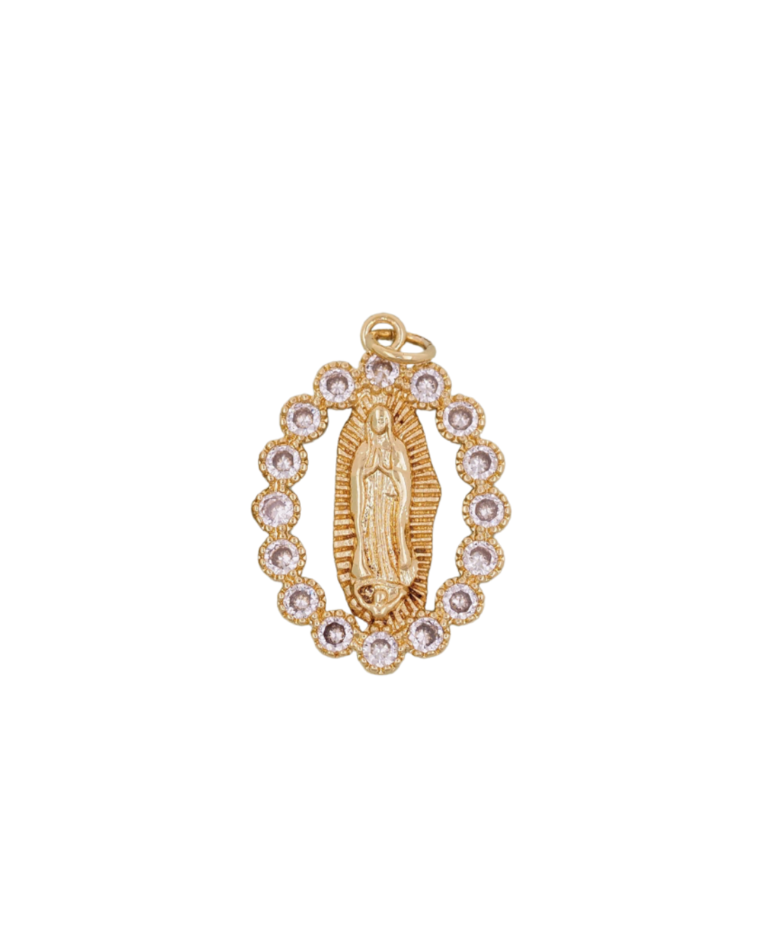 Rhinestone Virgin Mary