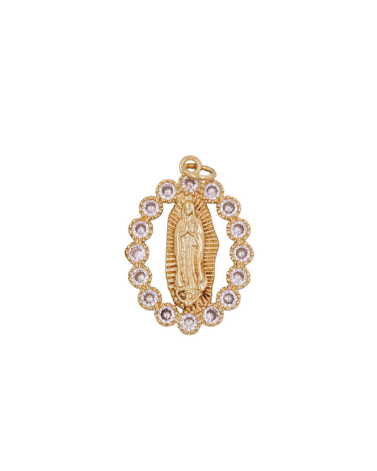 Rhinestone Virgin Mary