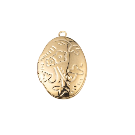 Oval Floral Locket