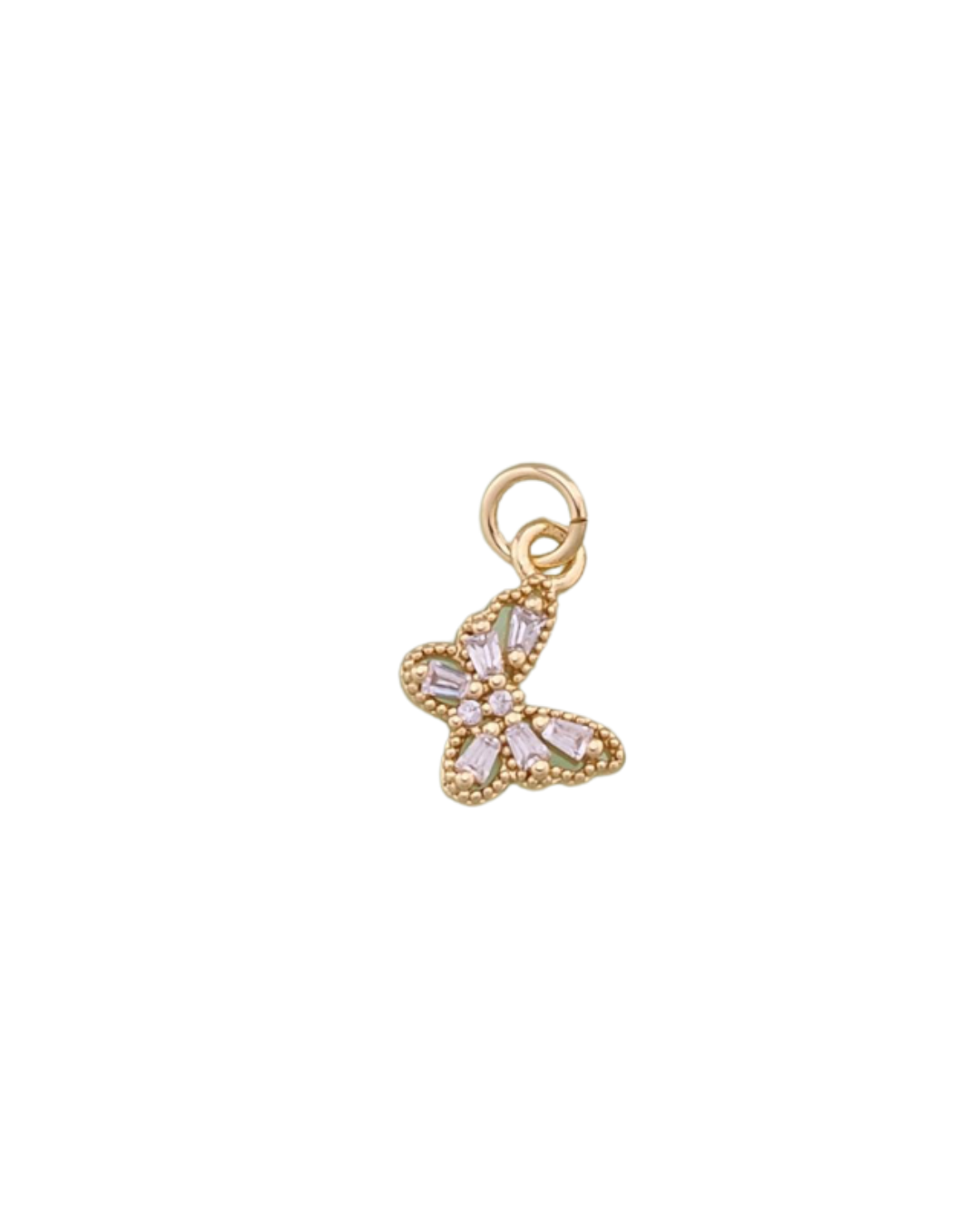 Dainty Rhinestone Butterfly