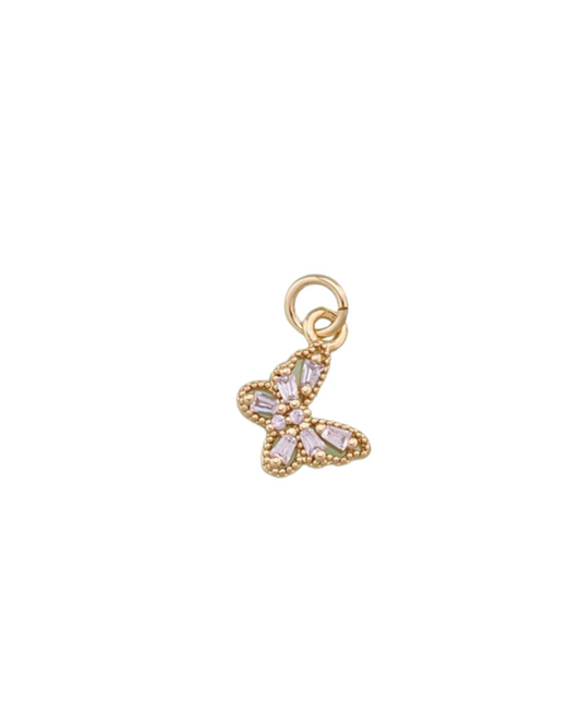 Dainty Rhinestone Butterfly