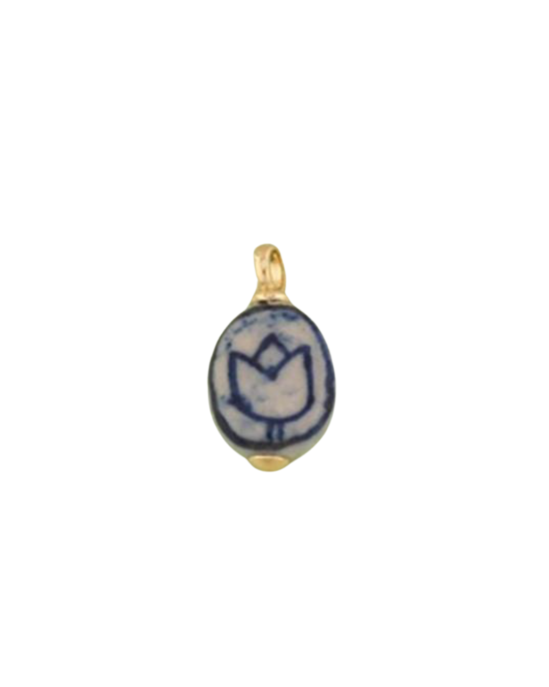 Blue Ceramic Flower