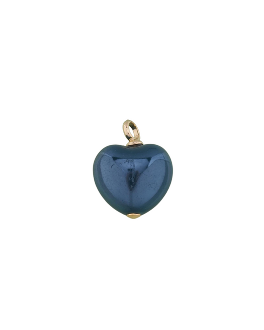 Blue Glossy Heart