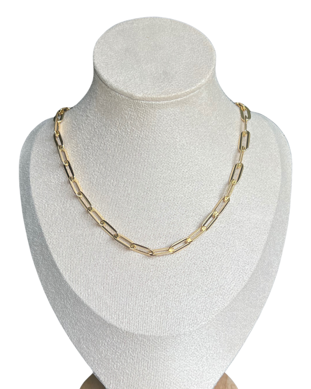 Chunky Paper Clip Necklace
