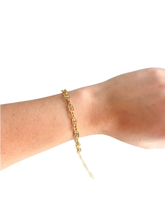 Oval Cable Chain Bracelet