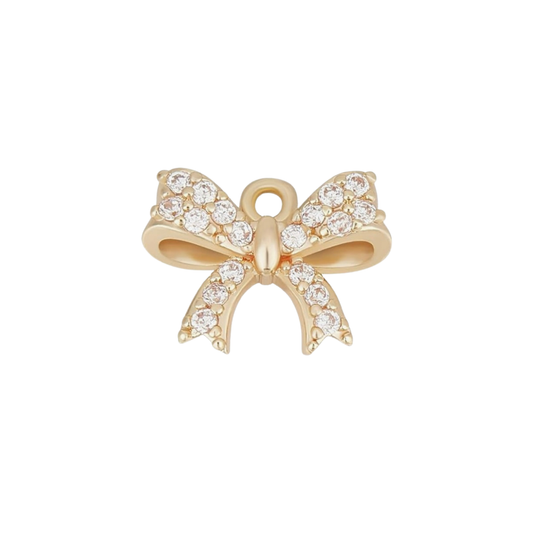 Dainty Rhinestone Bow