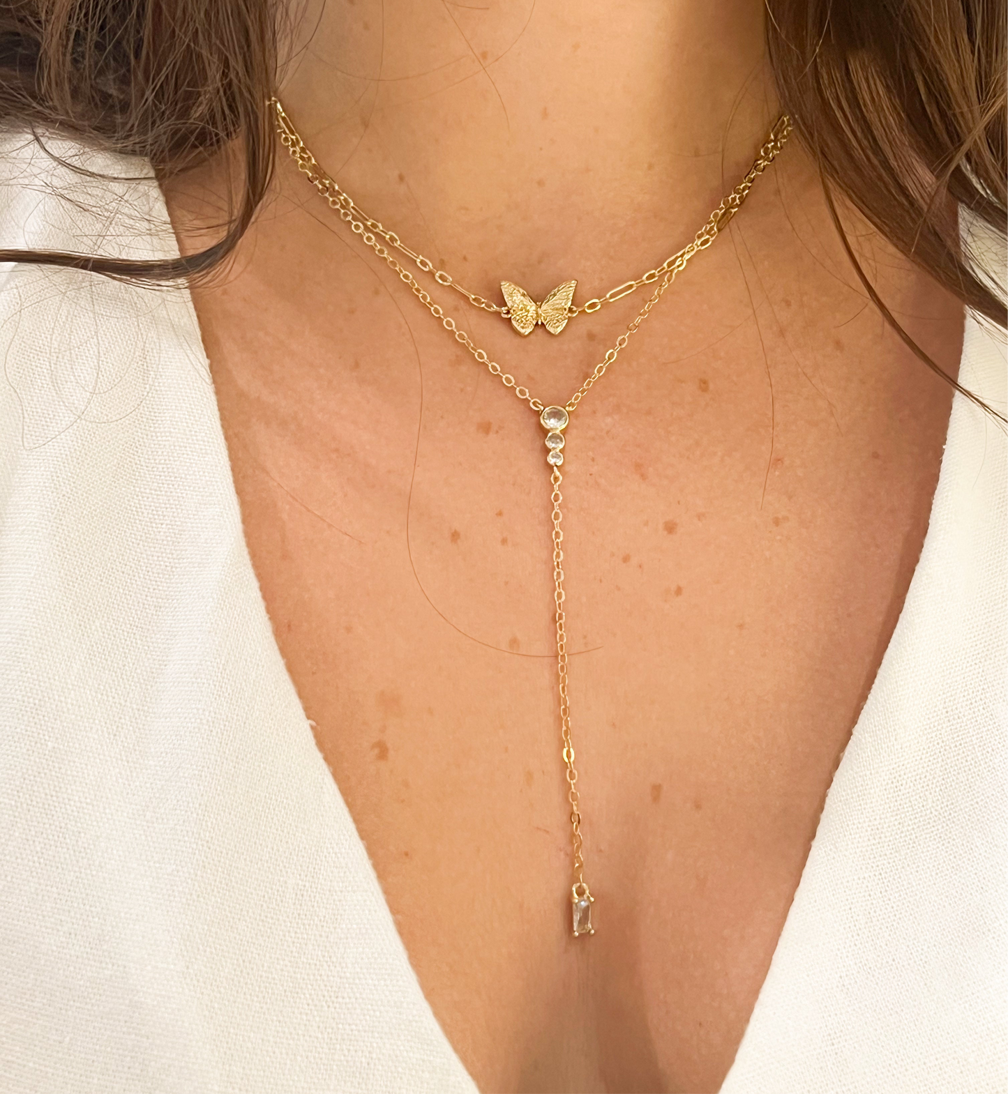 Diamond Drop Necklace