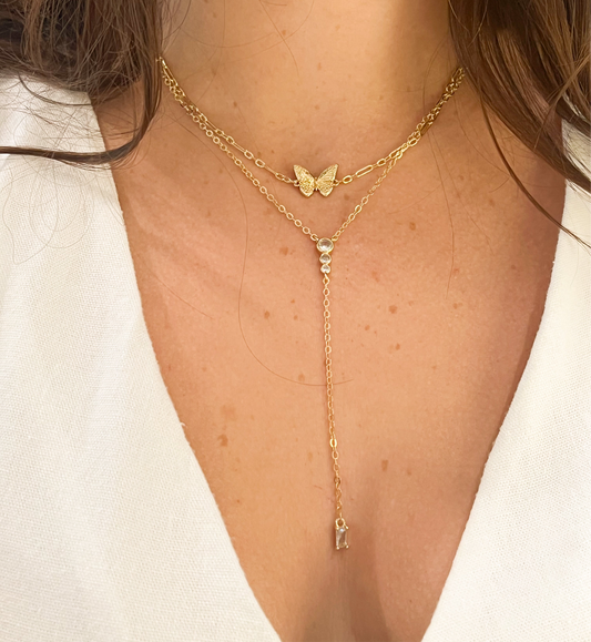 Diamond Drop Necklace