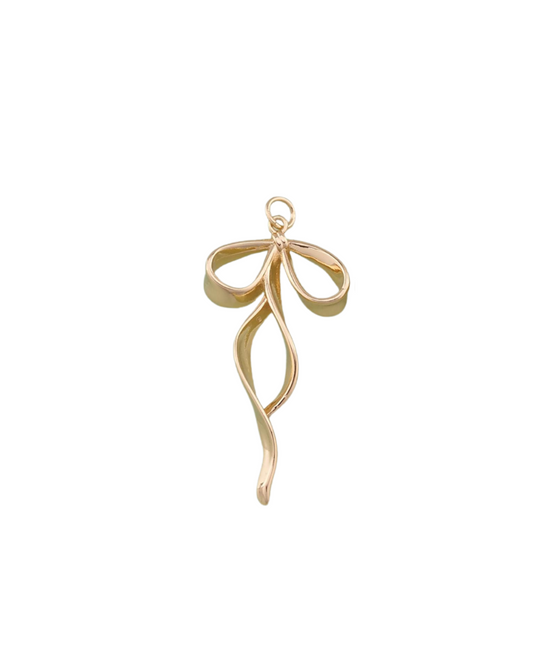 Gold Wavy Bow