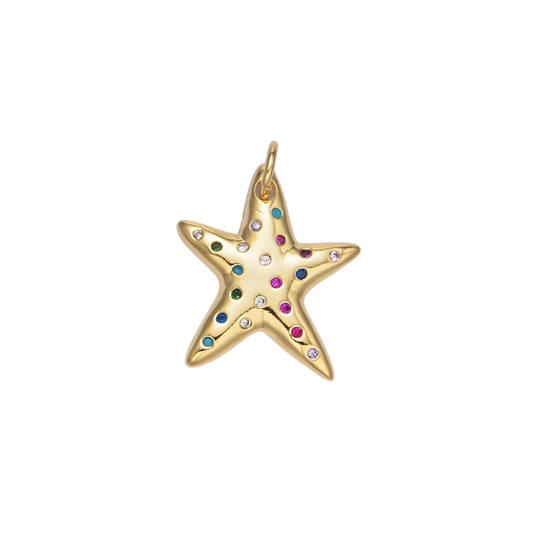 Colorful Rhinestones Star