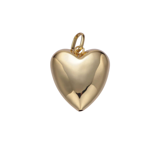 Chunky Gold Heart