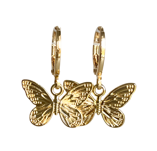 Dainty Butterfly Earrings