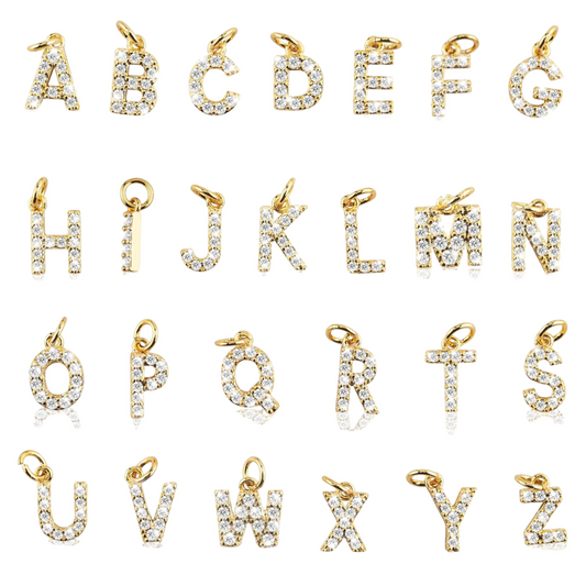 Rhinestone Initials