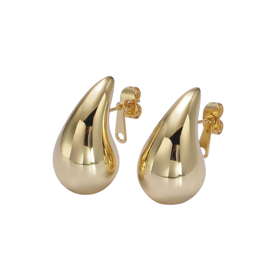 Teardrop Stud Earrings