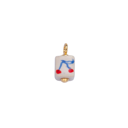 Cherry Ceramic Charm