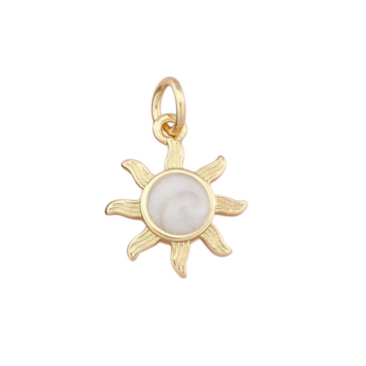 White Enamel Sun