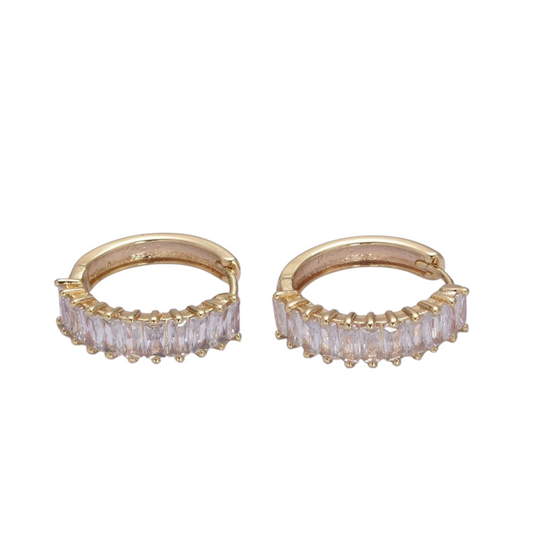 Rhinestone Huggies