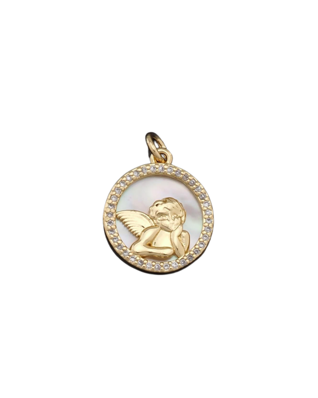 White Rhinestone Angel