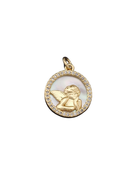 White Rhinestone Angel