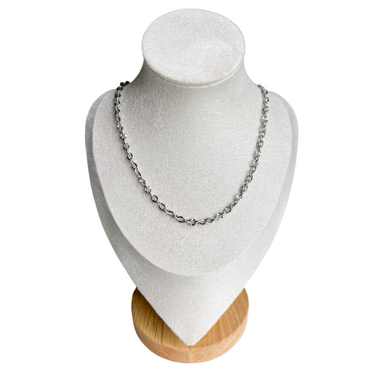 Silver Plated Chunky Necklace