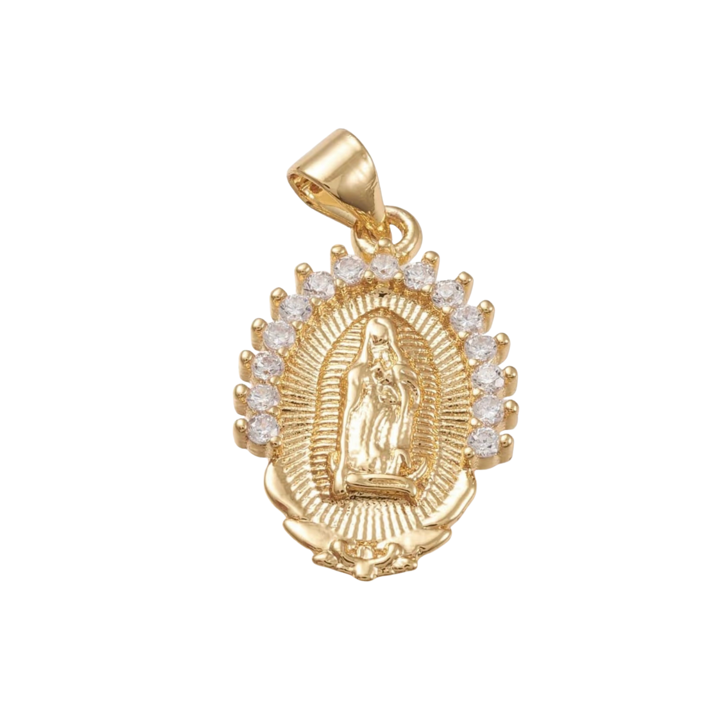 Rhinestone Virgin Mary