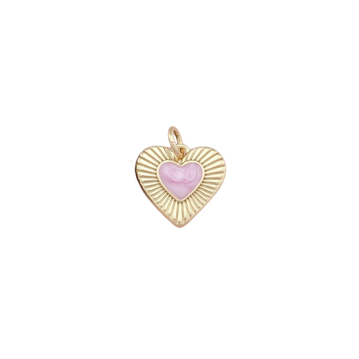 Sunburst Pink Heart