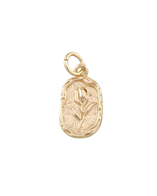 Gold Flower Pendant